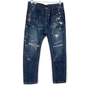 Man X One Teaspoon Jeans Mr Golds Cowboy Men's 34 Relaxed NWT